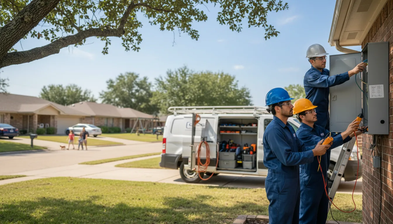 Certified electrician providing emergency electrical services in Woodstock, GA